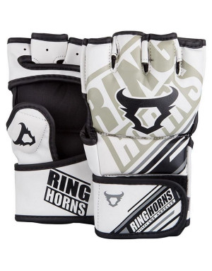 Ringhorns Nitro White MMA Gloves | Self-Defence and Combat