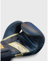 Epic Black Leather Boxing Gloves. Ergonomic design, GS-4 padding and double Velcro fastening for maximum protection.