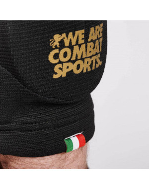 Coderas Leone 1947 DNA Negras | Protección Codo MMA Thai