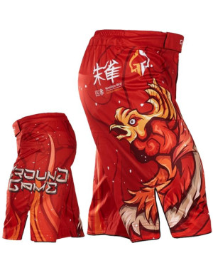 Vermilion Bird Ground Game Fight Shorts | MMA Grappling Shorts