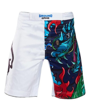 White Dragon Yokai Ground Game Fight Shorts | Grappling and BJJ