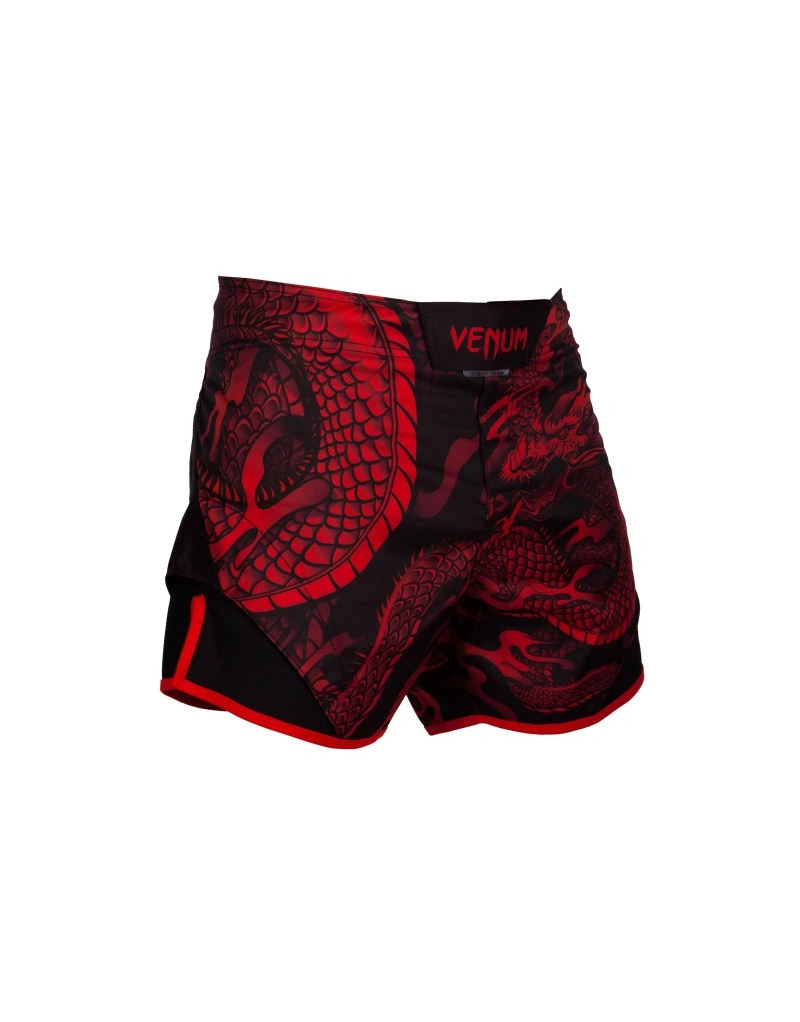 Pantalón MMA Venum Dragon’s Flight Rojo Negro | Fightshort