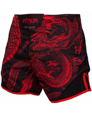 Pantalón MMA Venum Dragon’s Flight Rojo Negro | Fightshort