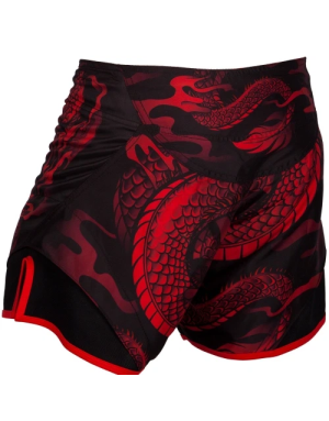 Pantalón MMA Venum Dragon’s Flight Rojo Negro | Fightshort