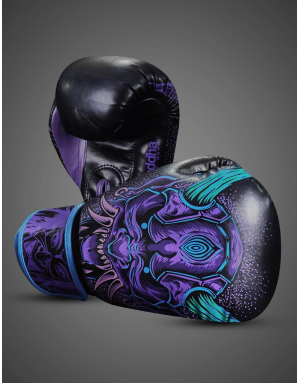 Guantes de Boxeo Luzbel Fantasy Buddha. Protección GS-3, Ajuste Seguro y Diseño Único.