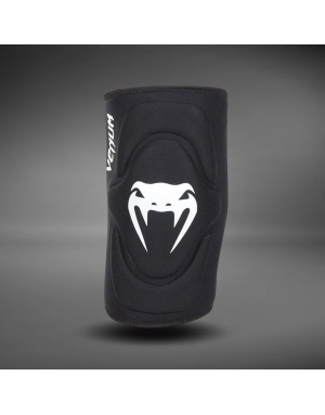 Rodilleras Venum Gel Kontact Negro Blanco | Protección BJJ MMA
