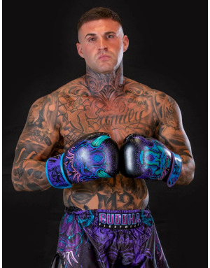 Guantes de Boxeo Luzbel Fantasy Buddha. Protección GS-3, Ajuste Seguro y Diseño Único.