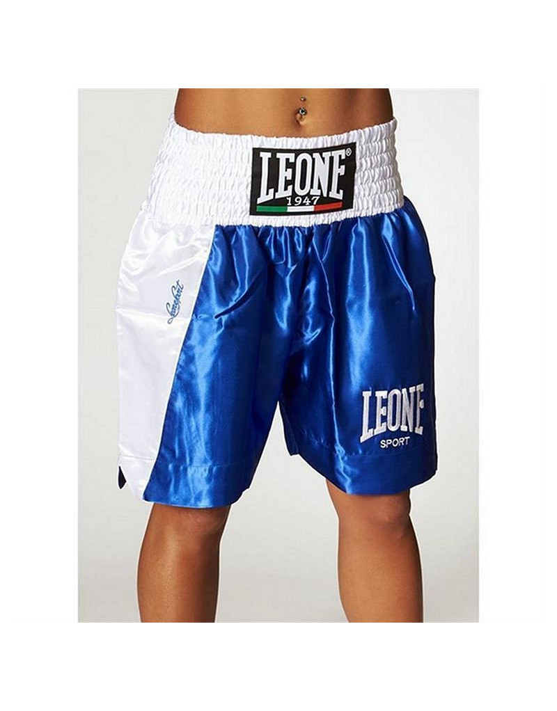Leone 1947 Linear Blue and White Boxing Trousers | Boxing Shorts