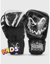 Buddha Creepy Black and Grey Children's Boxing Gloves