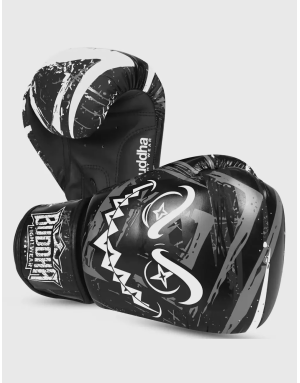 Buddha Creepy Black and Grey Children's Boxing Gloves
