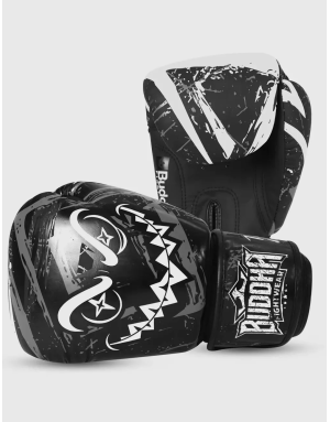 Buddha Creepy Black and Grey Children's Boxing Gloves