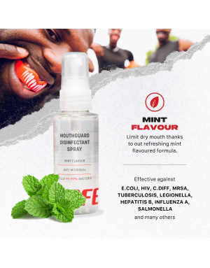 Safejawz Mint Disinfectant Spray | Mouthguard