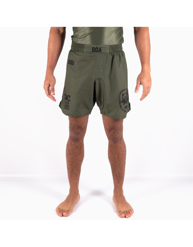 Boa Raiz Esportiva Olive Green MMA Shorts | Grappling