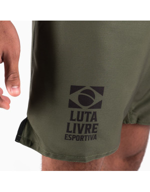 Boa Raiz Esportiva Olive Green MMA Shorts | Grappling
