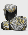 Guantes de Boxeo Buddha Dragón Blancos. Protección GS-3, Ajuste Perfecto y Ventilación.