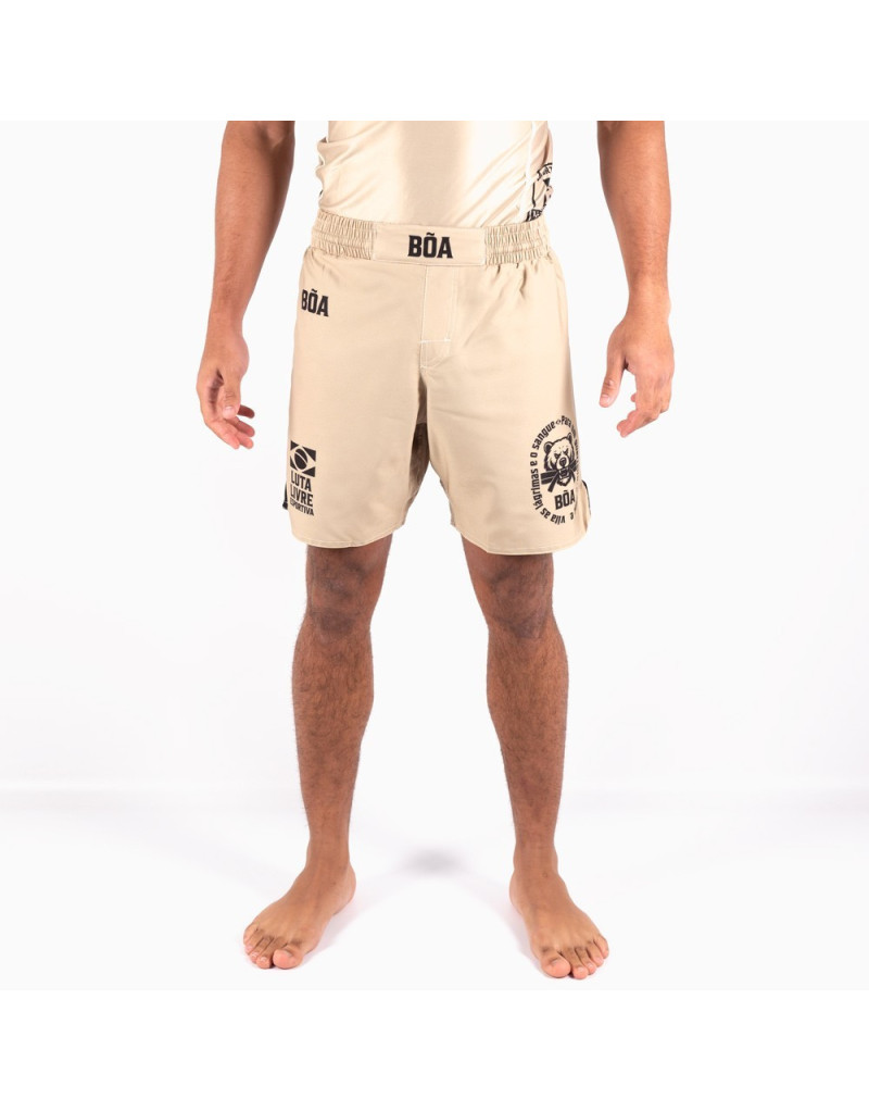 Pantalon MMA Boa Raiz Esportiva Camel | Grappling No-Gi