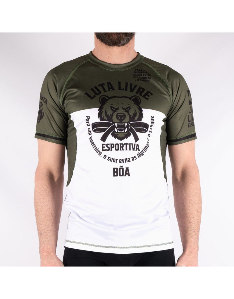 Boa Luta Livre Khaki T-shirt | Breathable Training