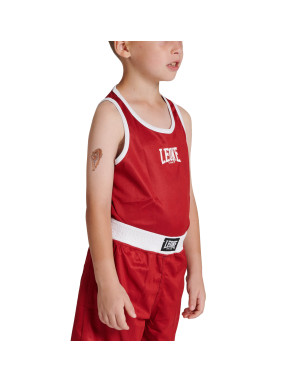 Camiseta Boxeo Infantil Leone 1947 Reversible Rojo Azul