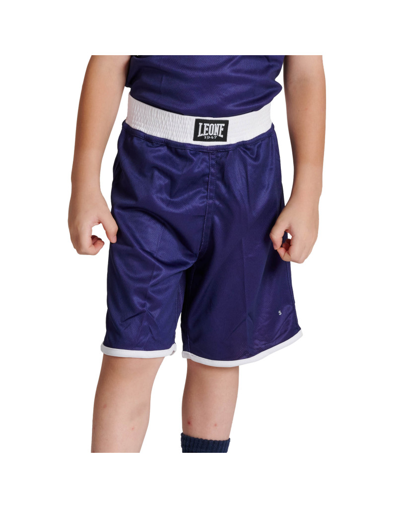 Pantalón Boxeo Infantil Leone 1947 Reversible Rojo Azul