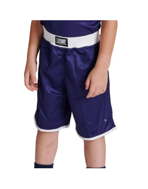 Pantalón Boxeo Infantil Leone 1947 Reversible Rojo Azul