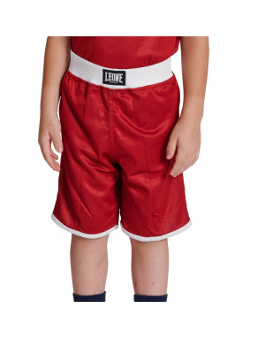Pantalón Boxeo Infantil Leone 1947 Reversible Rojo Azul