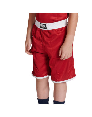 Pantalón Boxeo Infantil Leone 1947 Reversible Rojo Azul