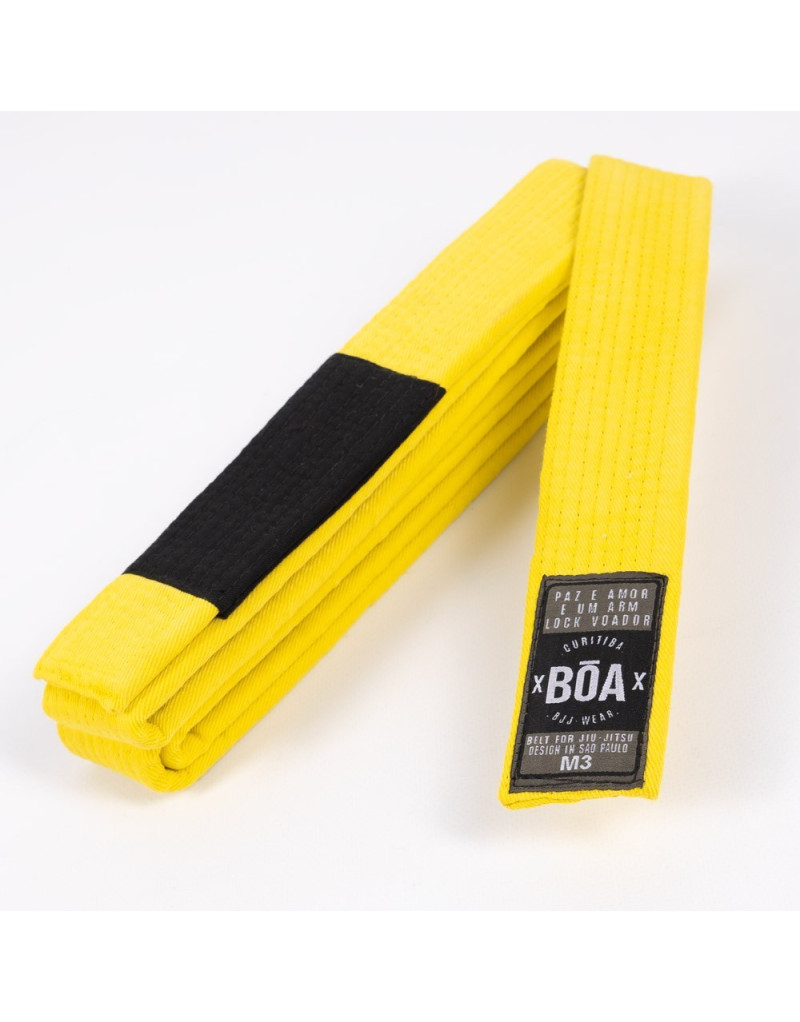 Cinturón BJJ Infantil Boa Amarillo