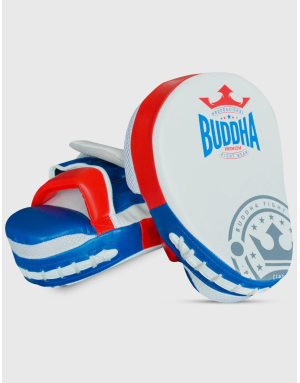 Manoplas Buddha Premium Thailand Blanco Azul Rojo | Boxeo | Il Coliseum
