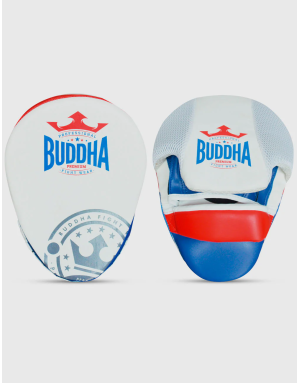 Manoplas Buddha Premium Thailand Blanco Azul Rojo | Boxeo | Il Coliseum