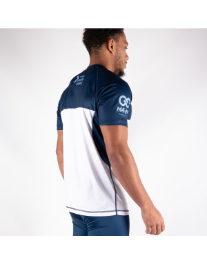 Camiseta Transpirable BOA MA-8R Azul y Blanca | Entrenamiento | Il Coliseum