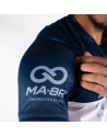 Camiseta Transpirable BOA MA-8R Azul y Blanca | Entrenamiento | Il Coliseum