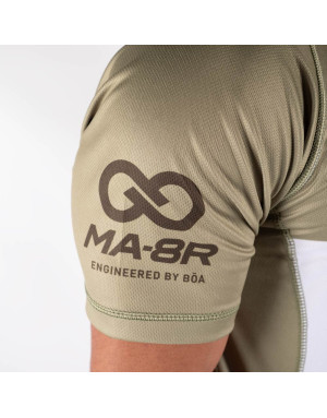 BOA MA-8R Khaki Breathable T-shirt | MMA, BJJ and Fitness Training