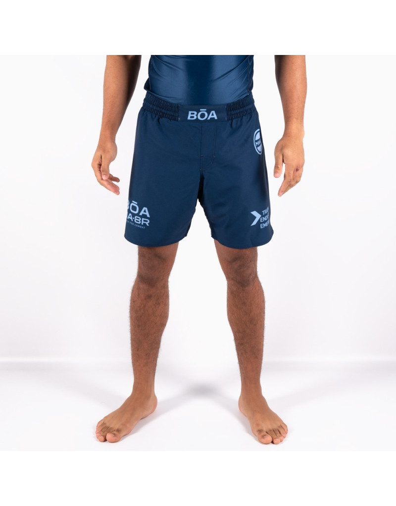 BOA MA-8R Navy Blue Training Shorts | MMA, BJJ and Grappling