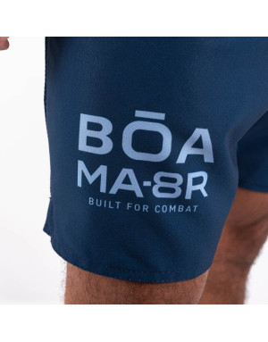 BOA MA-8R Navy Blue Training Shorts | MMA, BJJ and Grappling