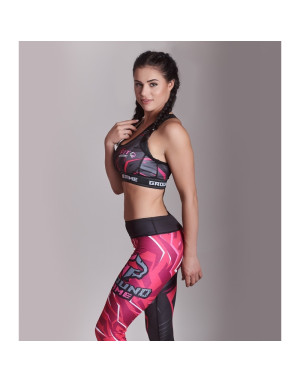 Women’s Ground Game Pink Lycra Trousers | BJJ, Grappling and Fitness | Il Coliseum