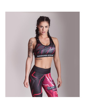 Sujetador Deportivo Mujer Ground Game Fit Game Black | BJJ y Fitness | Il Coliseum