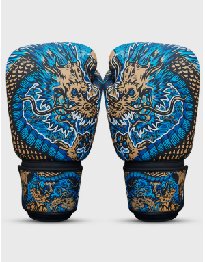 Guantes de Boxeo Buddha Dragon Azules | Muay Thai, Kick Boxing y MMA | Il Coliseum