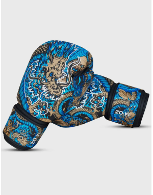 Blue Buddha Dragon Boxing Gloves | Muay Thai, Kickboxing and MMA | Il Coliseum