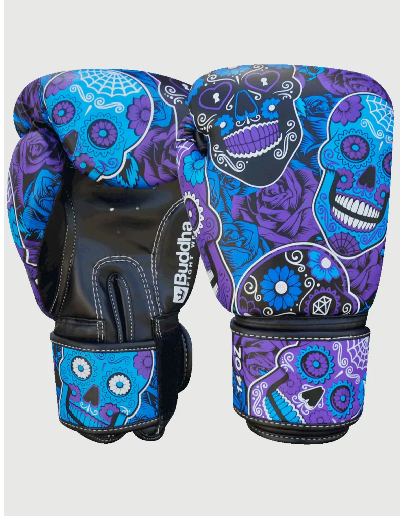 Guantes de Boxeo Buddha Mexican Púrpura | Muay Thai, Kick Boxing y MMA | Il Coliseum