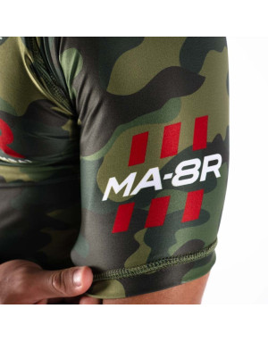 Rashguard BOA MA-8R V5 Verde Camo | MMA, BJJ No-Gi y Grappling | Il Coliseum