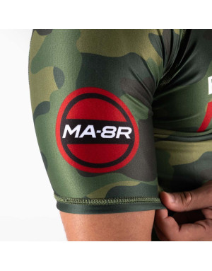 BOA MA-8R V5 Camo Green Rashguard | MMA, No-Gi BJJ and Grappling | Il Coliseum