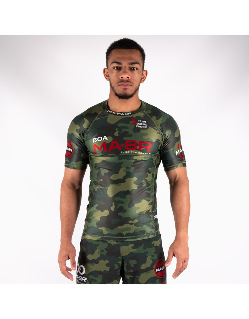 Rashguard BOA MA-8R V5 Verde Camo | MMA, BJJ No-Gi y Grappling | Il Coliseum