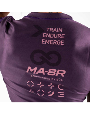 Rashguard BOA Mujer MA-8R Violeta | BJJ No-Gi, MMA y Grappling | Il Coliseum