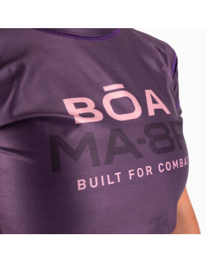 Rashguard BOA Mujer MA-8R Violeta | BJJ No-Gi, MMA y Grappling | Il Coliseum