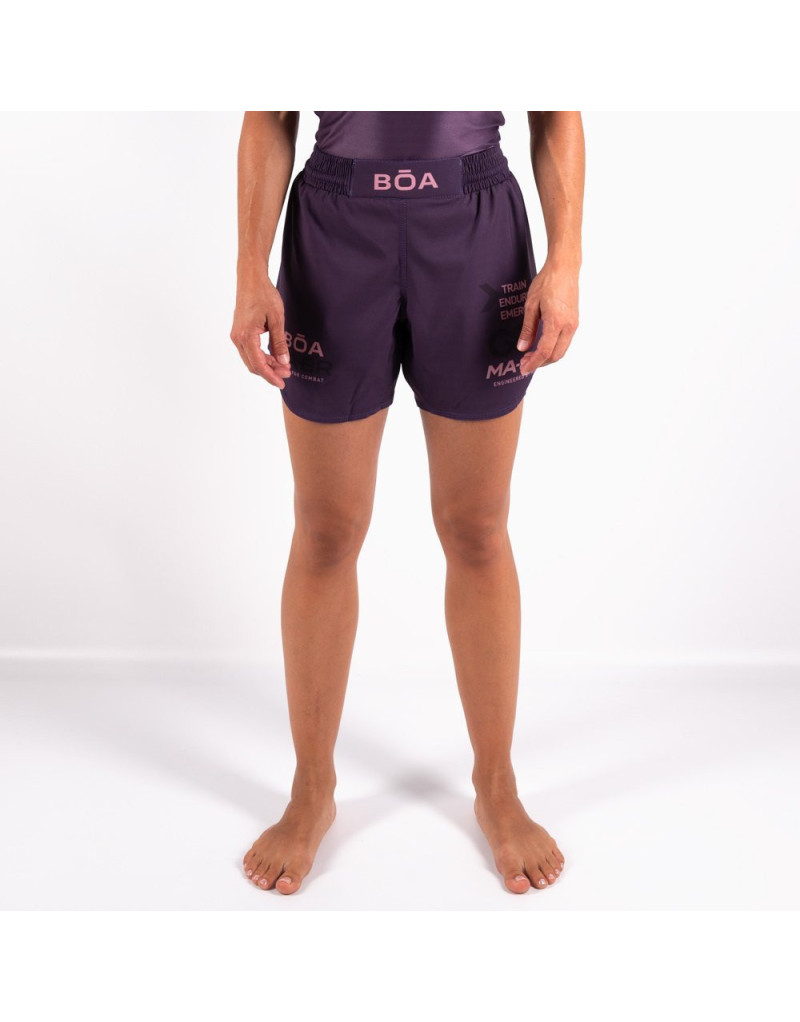 Short MMA BOA Mujer MA-8R Violeta | No-Gi, Grappling y Fitness | Il Coliseum