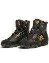 Botas de Boxeo Leone 1947 Premium Negras | Calzado Profesional | Il Coliseum