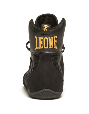 Leone 1947 Premium Black Boxing Boots | Professional Footwear | Il Coliseum
