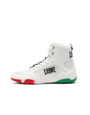 Botas de Boxeo Leone 1947 Premium Blancas Italia | Calzado Profesional | Il Coliseum