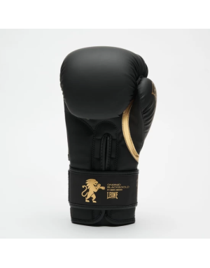 Guantes de Boxeo Leone 1947 Black & Gold Negros | Il Coliseum