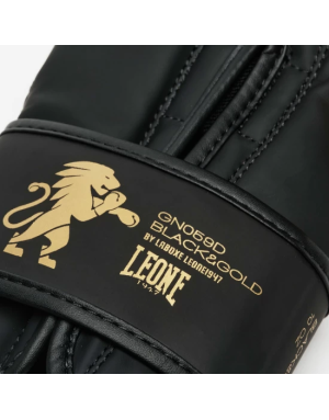 Guantes de Boxeo Leone 1947 Black & Gold Negros | Il Coliseum